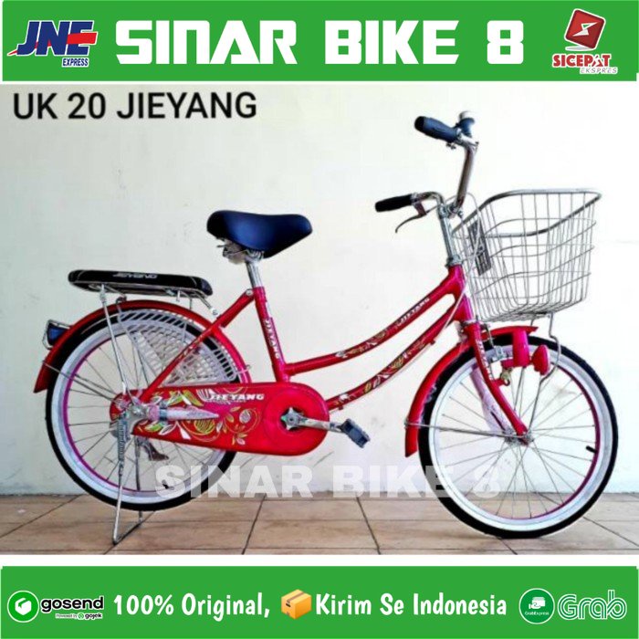Sepeda Mini Keranjang Dewasa JIEYANG 01A Ukuran 20&quot; 24&quot; dan 26 Inch City Bike