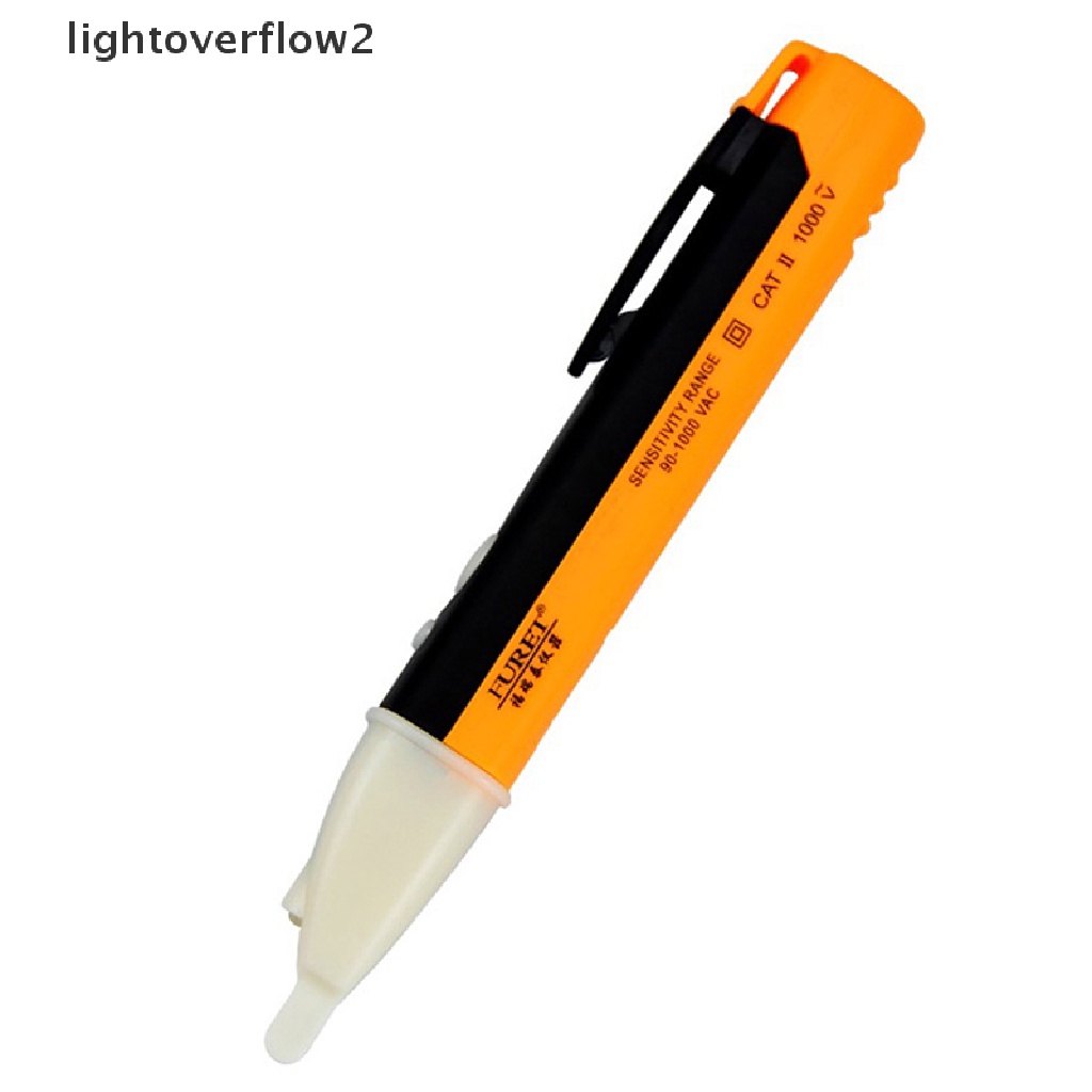 (lightoverflow2) Pensil Tes Induksi Non-Kontak Dengan Lampu Voltmeter Probe