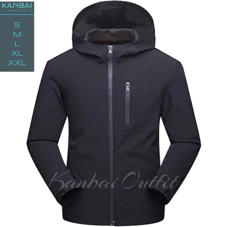 JAKET OUTDOOR BAHAN TASLAN / jaket waterproof / jaket musim hujan / jaket musim dingin / jaket anti 