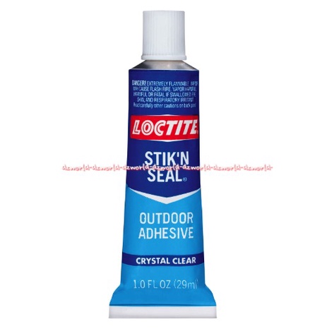 Loctite Stik N Seal Outdoor 29ml Lem Untuk Outdoor Indoor Luar Dalam Ruangan Kuat Tahan Lama Tahan Air Tahan Cuaca Lem Loktite Loktit Lem Untuk Aluminium Bata Karton Keramik Kain Fiberglass kaca Kulit Karet Baja Kayu Plastik Lem Serbaguna