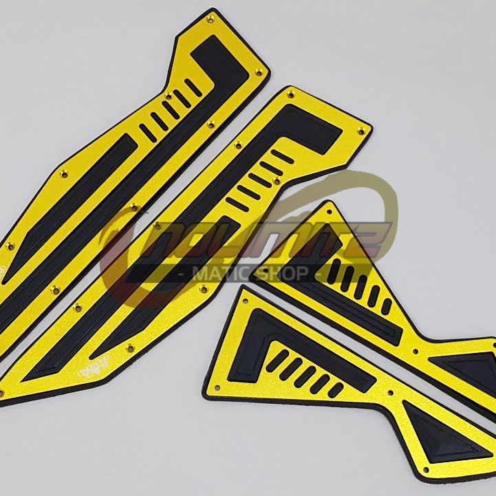 Floorboard Black Diamond Bordes Karpet Pijakan Kaki MHR Yamaha NMAX OLD