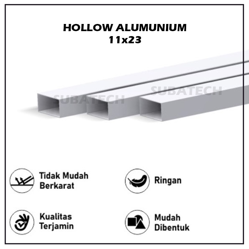 Hollow Alumunium untuk Rak Roller Mesin Tetas Telur