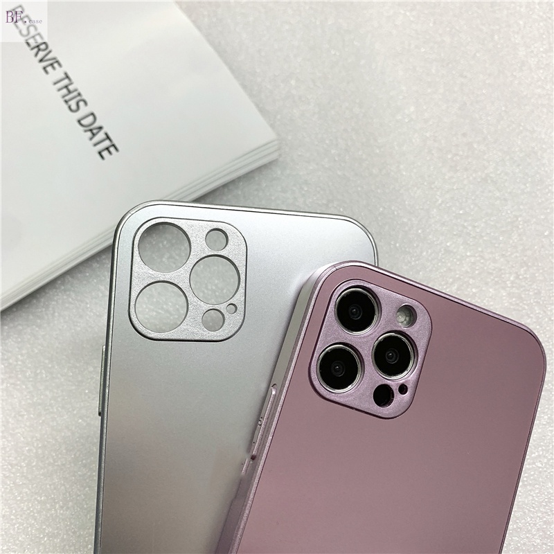 Casing Hard Case Metal Frosted Anti Sidik Jari Untuk IPhone 7plus / X / XS / XR / XSMAX