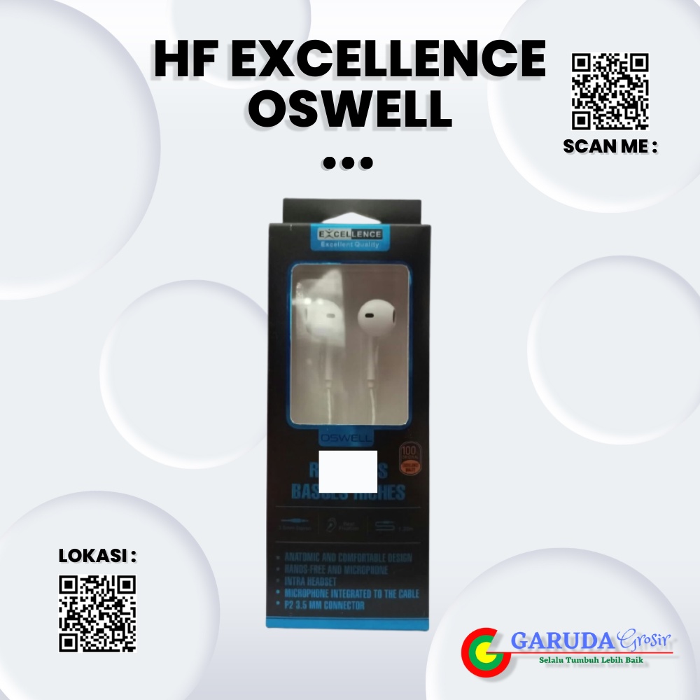HEADSET MURAH HF EXTRABASS EXCELLENCE OSWELL