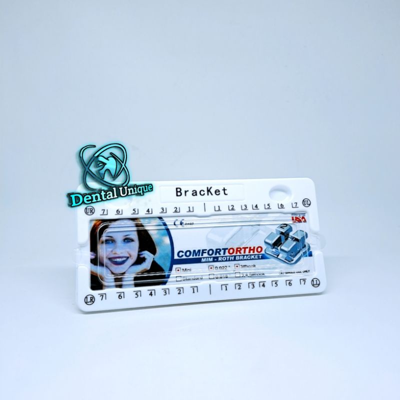 DENTAL BRACKET  COMFORT ORTHO 3 HOOK / BEHEL GIGI METAL ROTH 018 022 / BRACKET ROTH