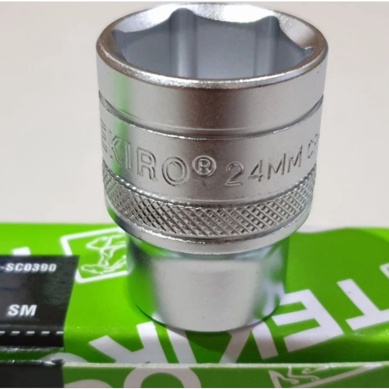 MATA KUNCI SOK 24MM TEKIRO MATA SOCKET 24 MM SATUAN TEKIRO