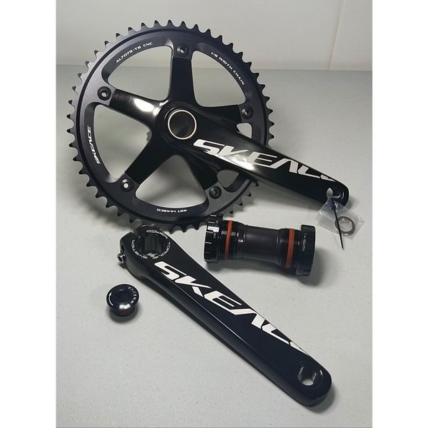 Crankset Skeace Hollowtech Black 48T