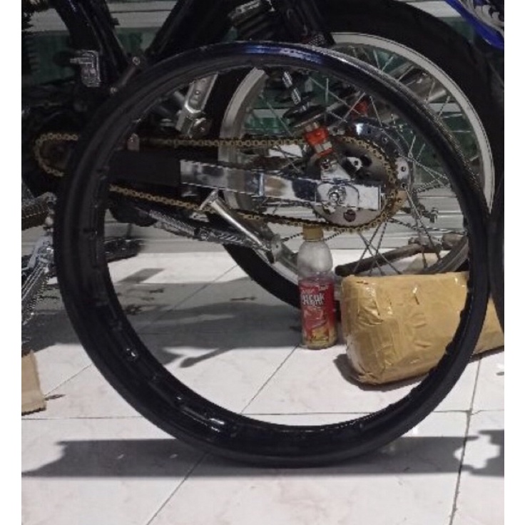 Velg did besi repaint Hitam ukuran 215 Ring 18