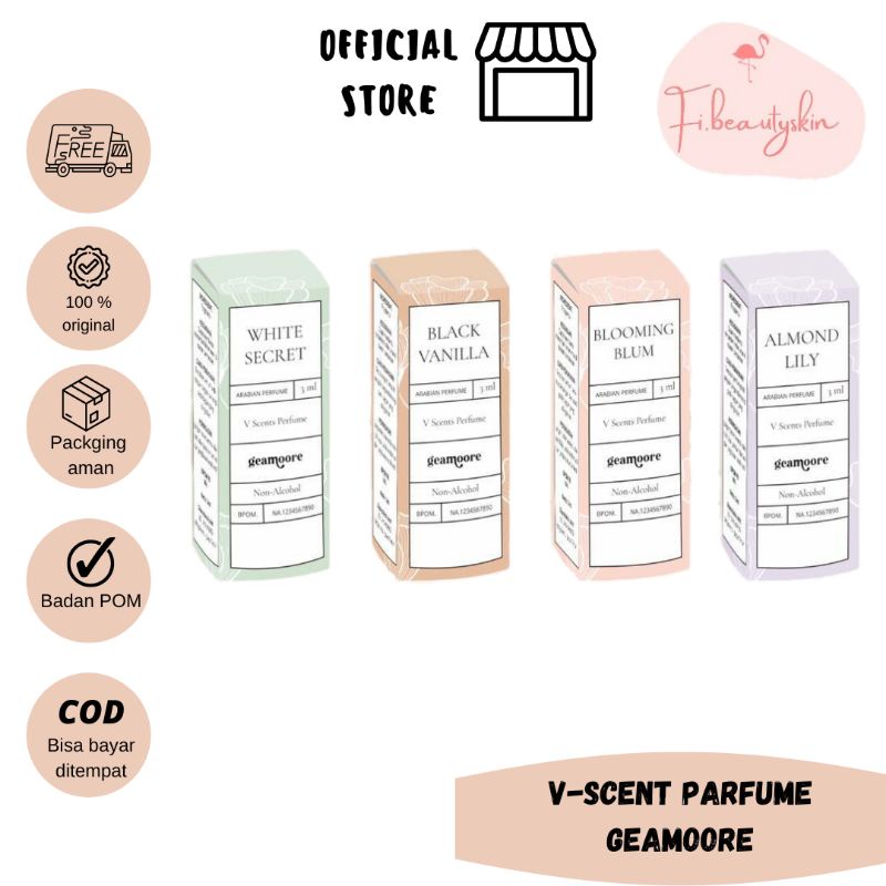 (RESELLER RESMI) V Scent Parfume multifungsi by Geamoore parfum miss v Misk