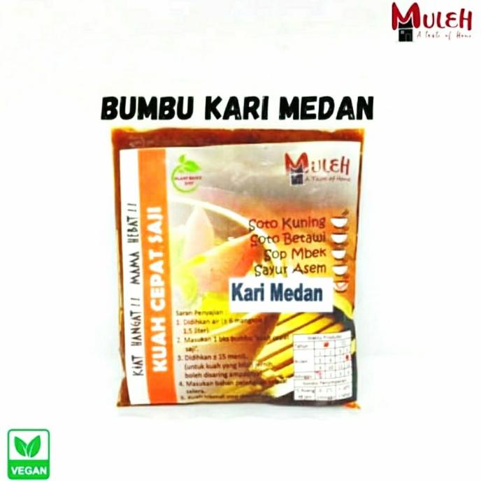 

@@@@] BUMBU KARI MEDAN VEGAN, 170g, (FROZEN FOOD), MULEH