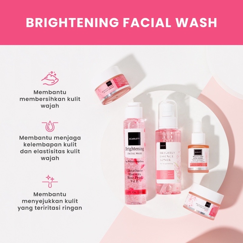 SCARLETT WHITENING FACIAL WASH / SABUN MUKA SCARLET