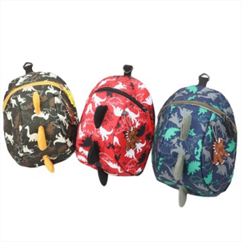 Dinosaur Pattern Bag Red Tas Anak