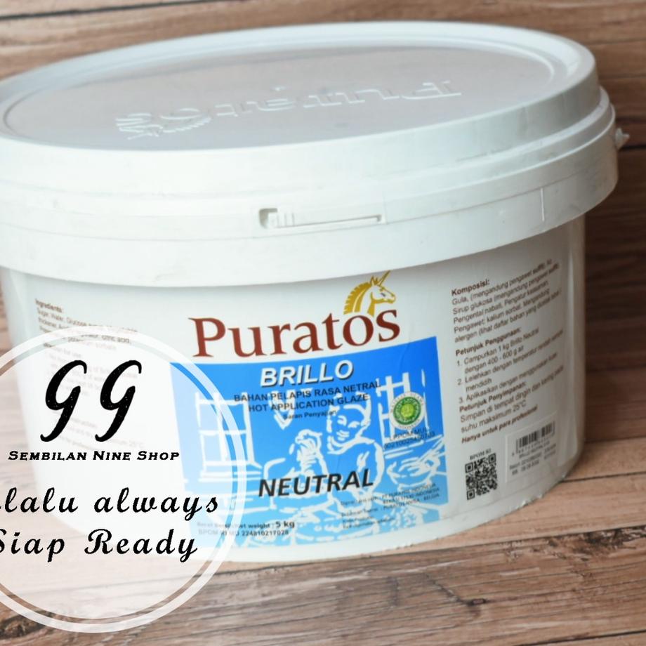 

artW2i2H--PURATOS 500 Gram Glazing NEUTRAL GEL Bening Netral Glaze BRILLO Purratos Brilo Halal