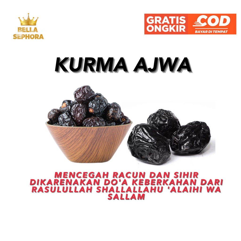 

Kurma Ajwa Premium Original Madinah Original 100%