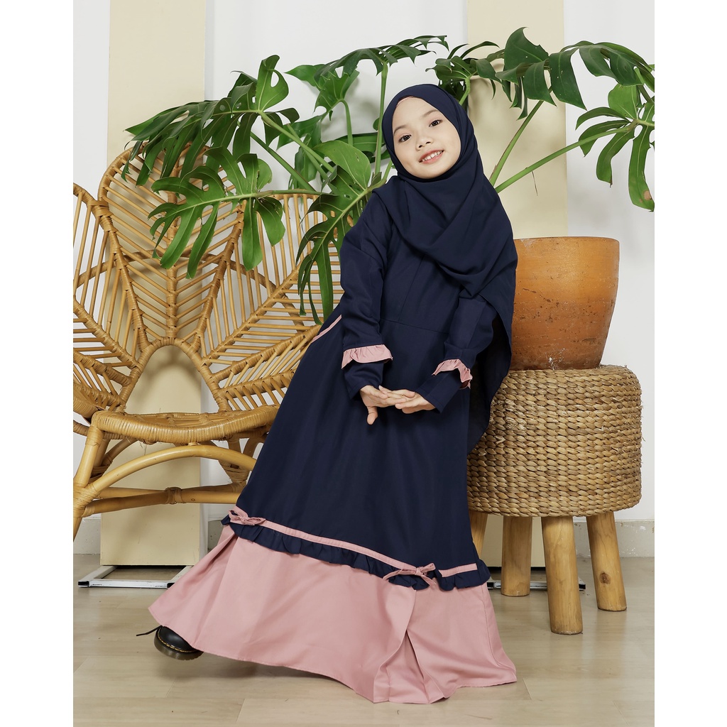 KUPNAD Gamis Muslim Anak Katun Premium - Nabila Dress by KUPNAD