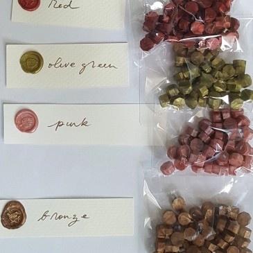 

Gaya Wax Stamp Beads, Stempel Lilin Murah