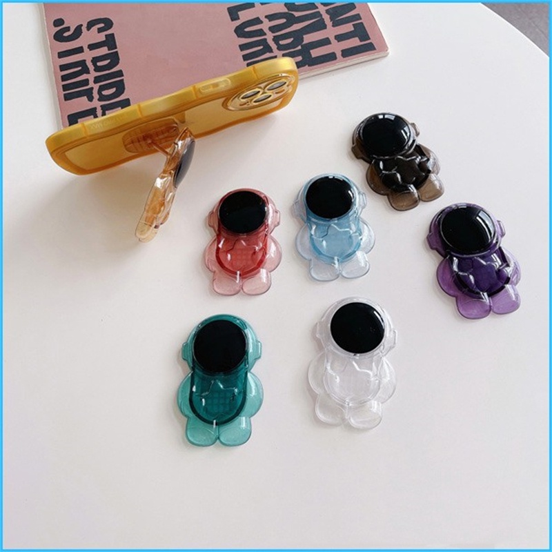 Ring buckle Teleskopik anti Jatuh Desain Kartun Astronot Untuk Ponsel