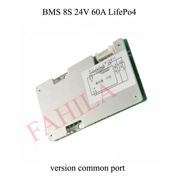 BMS 8S 24V 60A Lifepo4 BMS Baterai LifePo4 60A