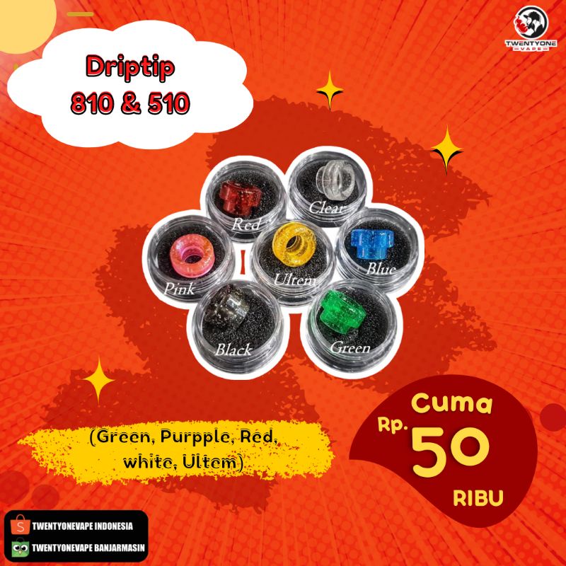 Jual KOMODO DRIP TIP 810 CLEAR V2 Shopee Indonesia