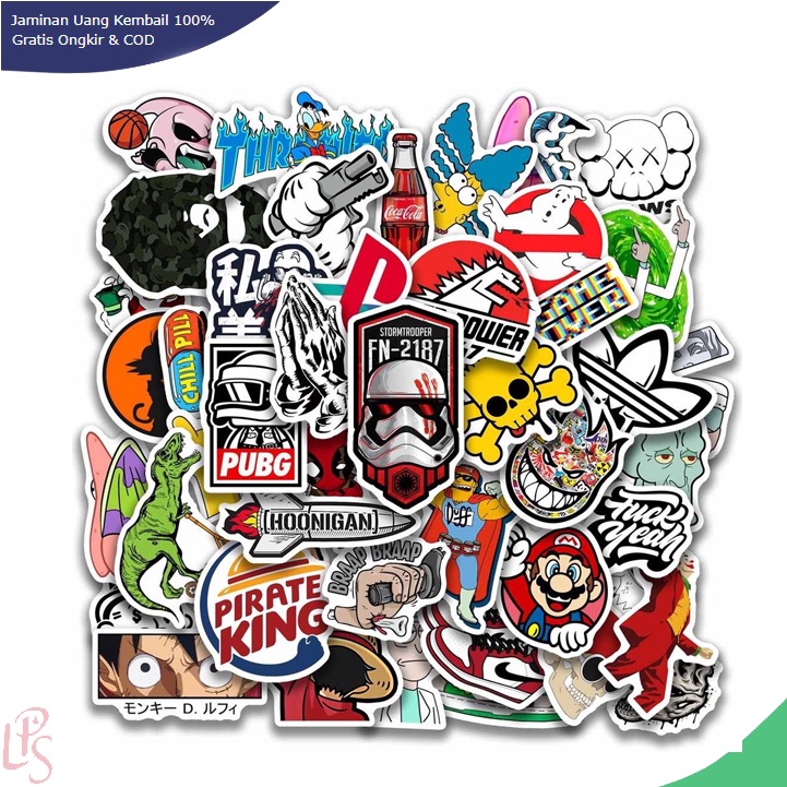 

LPS STIKER LUCU CUTE LOGO HYPEBEAST GRAFFITI STICKER VINYL LAPTOP WATERPROOF DIY HP MOTOR GITAL HELM ST035