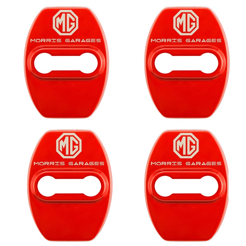 4pcs Stiker Emblem Kunci Pintu Mobil Bahan Stainless Steel Untuk ZS GS HS EZS MG5 MG GT MG6 MG7