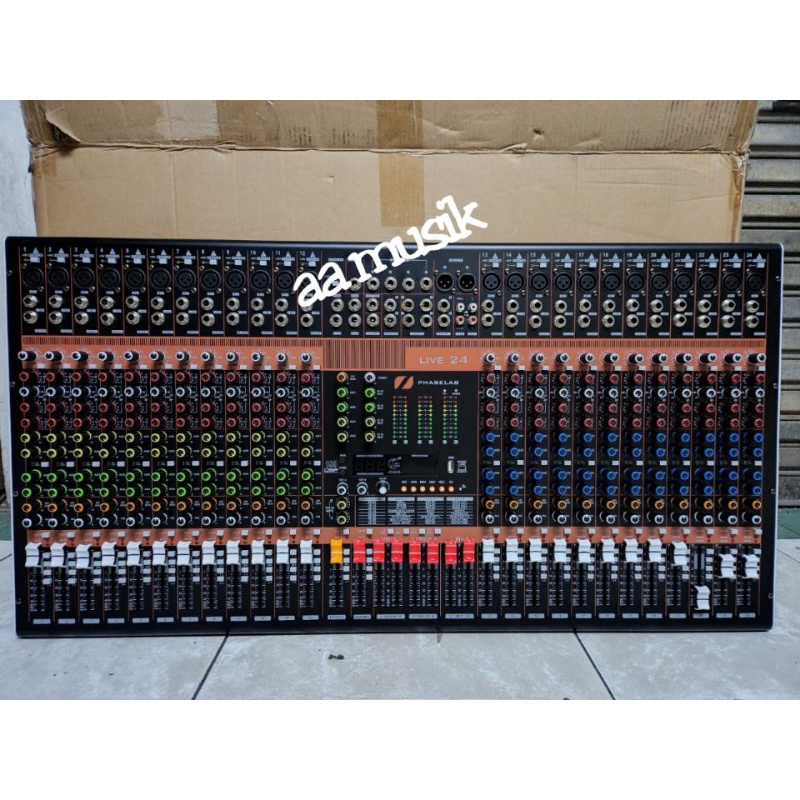 MIXER AUDIO PHASELAB LIVE 24 CHANNEL PHASELAB LIVE24