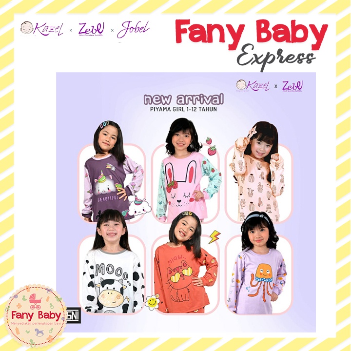 KAZEL PIYAMA GIRL EDITION 0-6 TAHUN 1 PCS / SNI