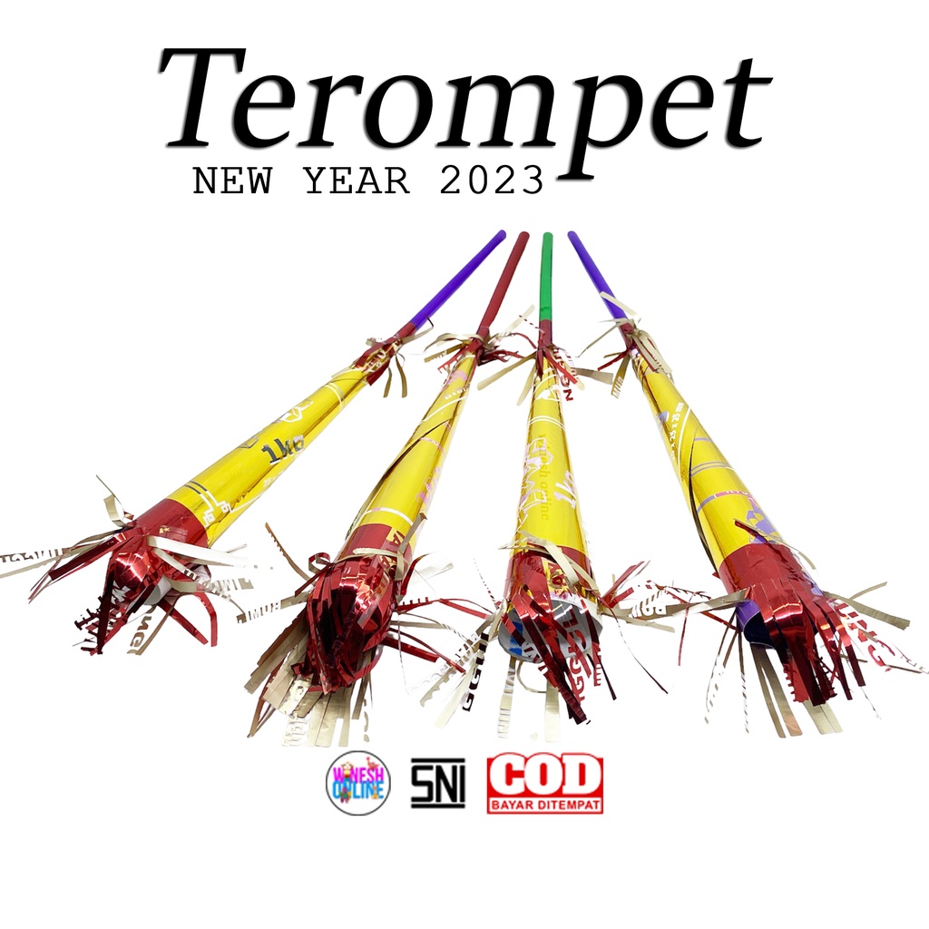 NEW 2 in 1 Terompet Bendera Hari Kemerdekaan / Terompet Naga / Terompet / Terompet ulang tahun