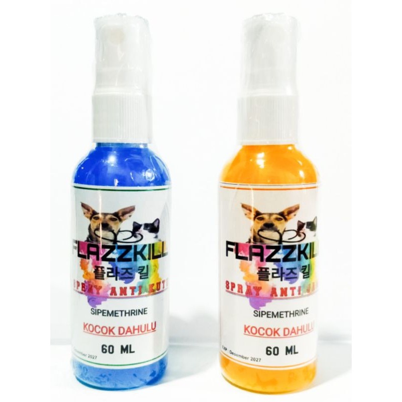 FLAZZKILL spray anti kutu dan anti jamur kucing anjing