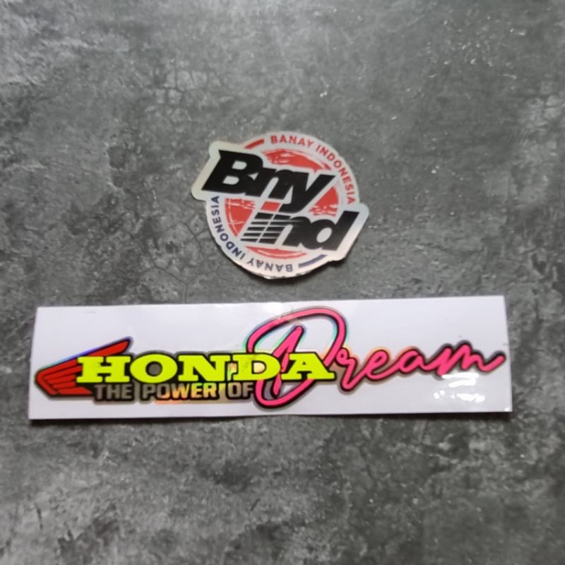 STICKER STIKER HONDA DREAM CUTTING