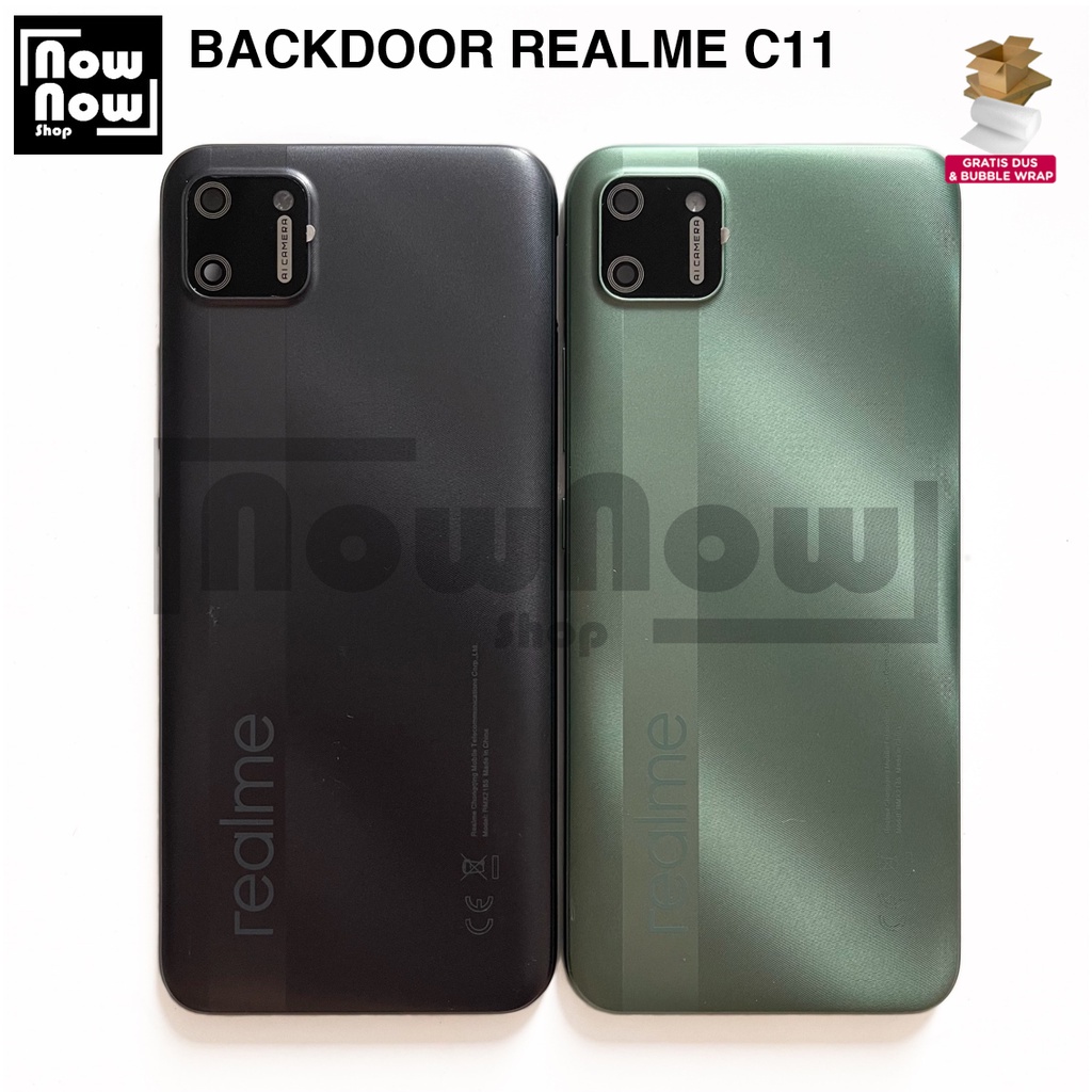 Backdoor Tutup Belakang Baterai Backcover Realme C11 RMX2185 2020 Back Casing Housing Cover Belakang