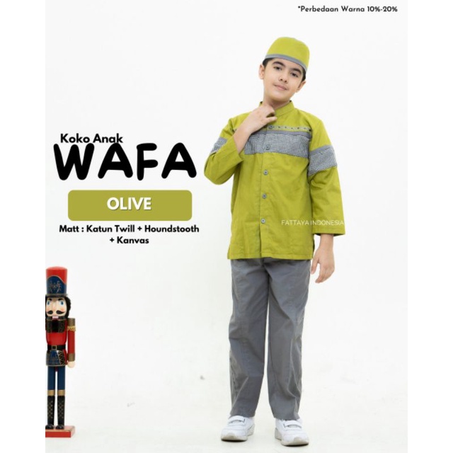 READY KOKO ANAK LENGAN PANJANG/KOKO WAFA BY FATTAYA