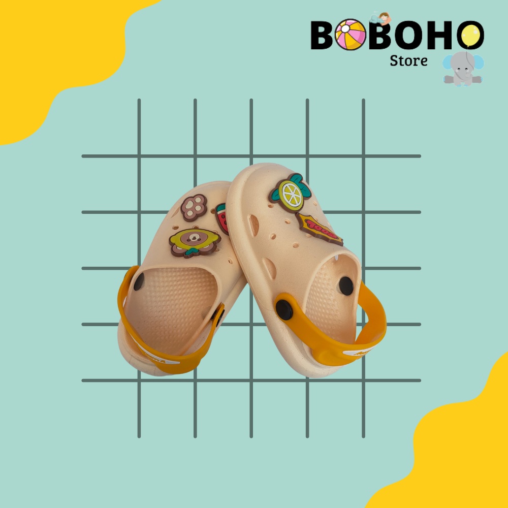 BOBOHO - SANDAL PREWALKER SLOP ANAK LAKI-LAKI DAN PEREMPUAN CEWEK IMPORT
