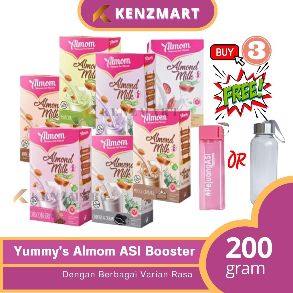 BELI 2 BOX GRATIS 1 SACHET ALMOM - ALMOND MILK POWDER PREMIUM / ASI BOOSTER