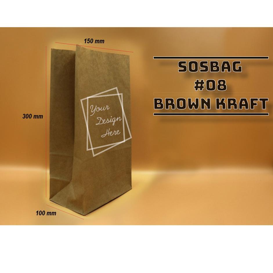 

Top Surprise PAPER BAG - SOS BAG KODE 08 - BROWN KRAFT - KANTONG KERTAS KENTANG ROTI - 100 PCS