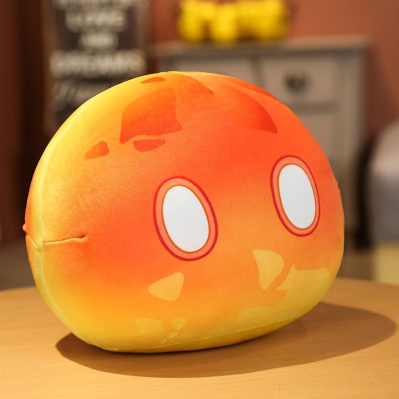 30cm Mainan Boneka Bantal Stuffed Plush Genshin Impact Slime Lucu Untuk Hadiah