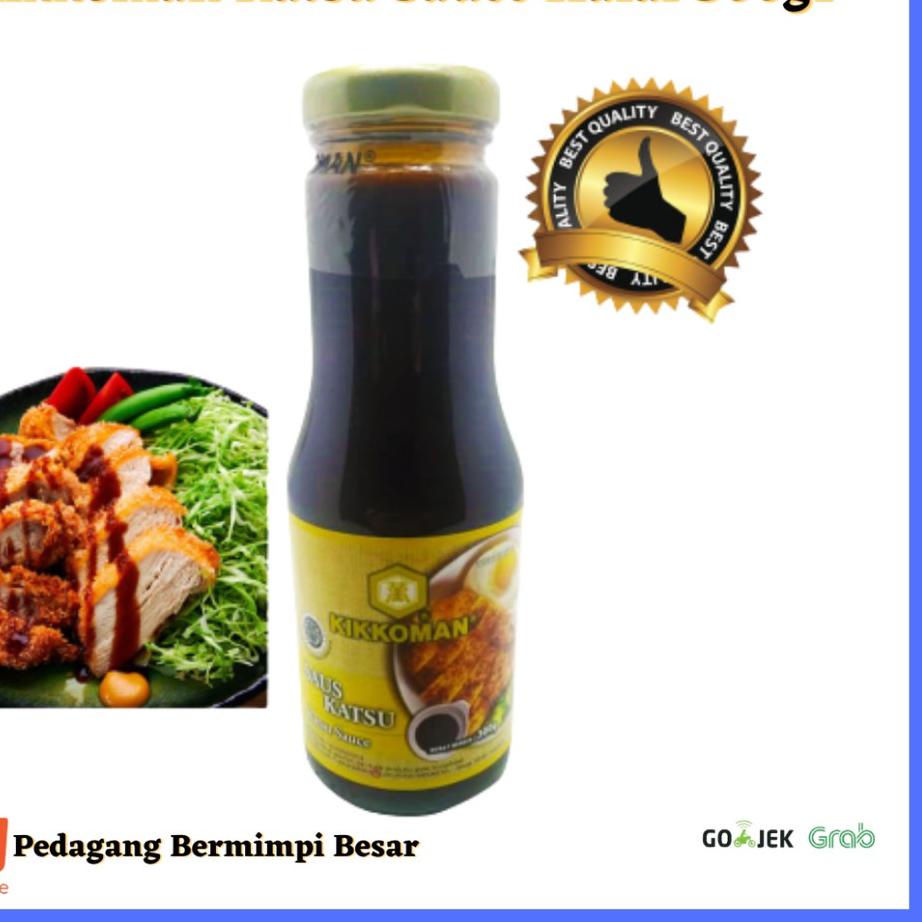 

Stok terbaru Kikkoman Katsu Sauce Halal 300gr | Saus Katsu | Saus Chiken Katsu murah