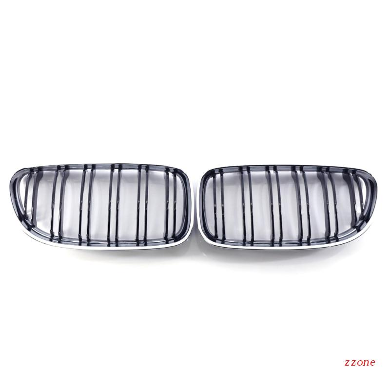 Zzz 2pcs Kisi-Kisi Grill Depan Warna Hitam Untuk E90-LCI 3series Sedan-2009-2012 51137201969 51137201970 Lampu Hias Ringan