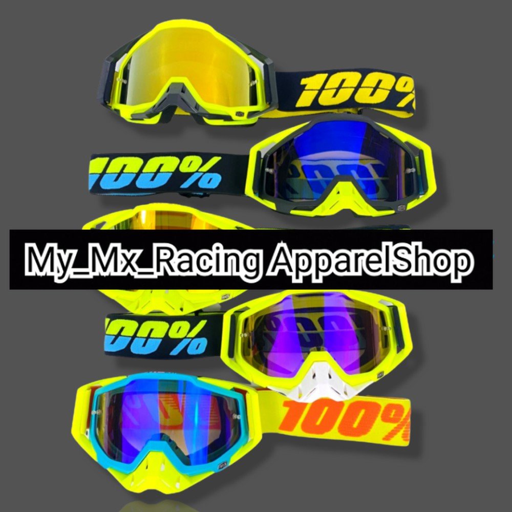 GOGGLE IMPORT Google 100 Percent - Kacamata Motor - Google Motocross - Google MX Trail - Google Rainbow - M2