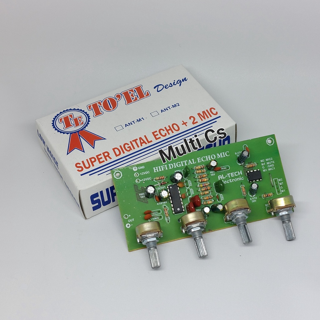 KIT Echo Toel  Super Digital Echo + 2 Mic