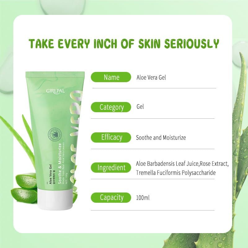 GIRLPAL ALOE VERA GEL SOOTHE &amp; MOISTURIZE