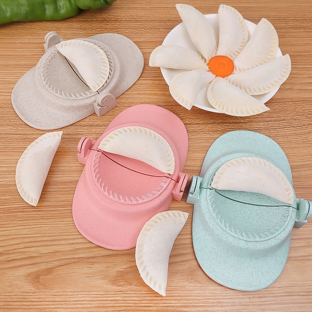 Wheat Straw Dumpling Mould Creative Baking Moulds Manual Ravioli Holder Practical Kitchen SuppliesKitchen DIY Dumpling Tools