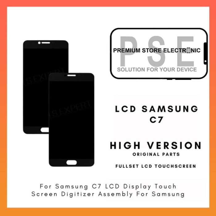 LCD Samsung C7 C700 OLED Fullset Touchscreen Garansi 1 Bulan