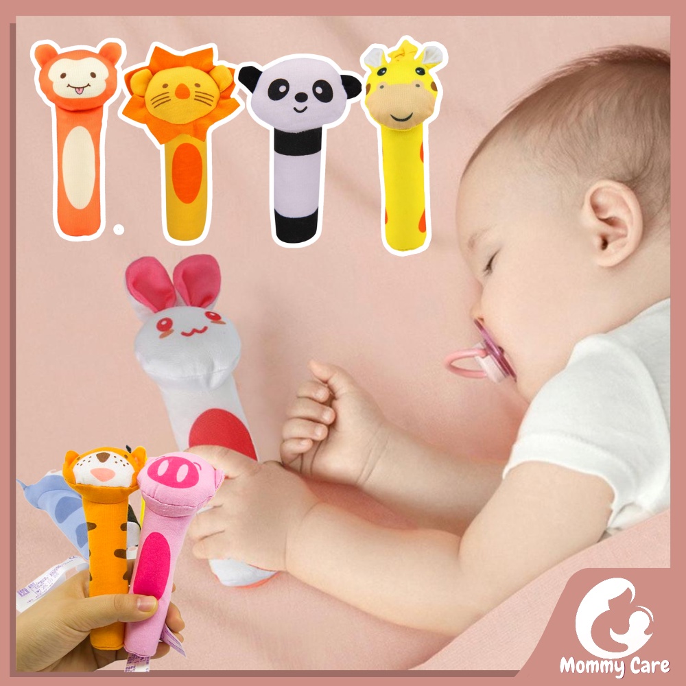 MOMMYCARE MAINAN RATTLE STICK BAYI MAINAN TANGAN BAYI BUNYI LUCU