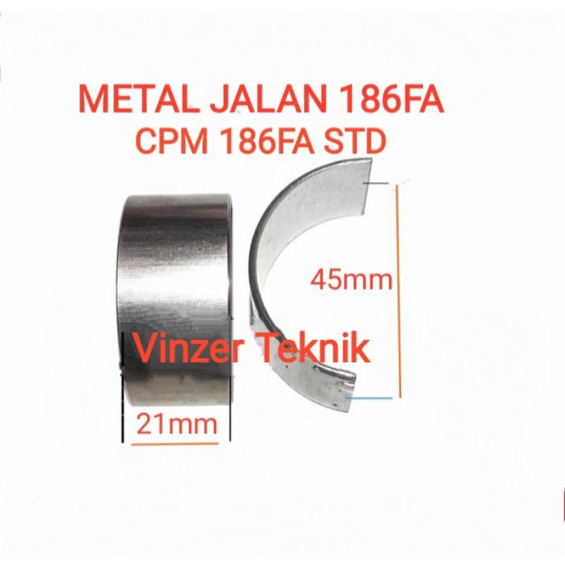 METAL JALAN 186FA STD / CPM 186FA STD