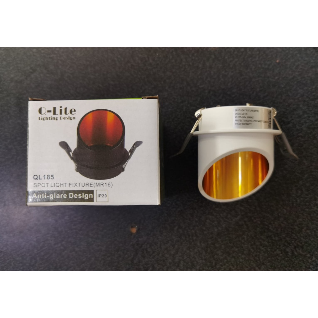 kap spotlight mr16 outbow / kap lampu mr16 qlite / kap mr16