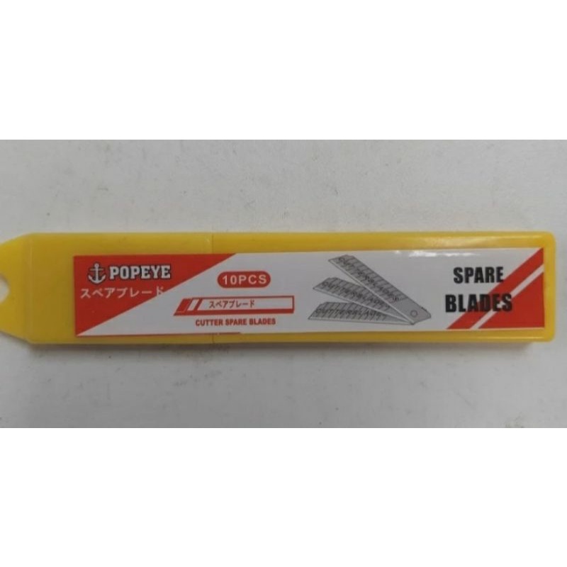 

Popeye ISI PISAU CUTTER BESAR isi 10 pc