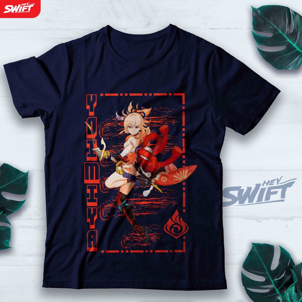 KAOS GENSHIN IMPACT  YOIMIYA TSHIRT BAJU DISTRO