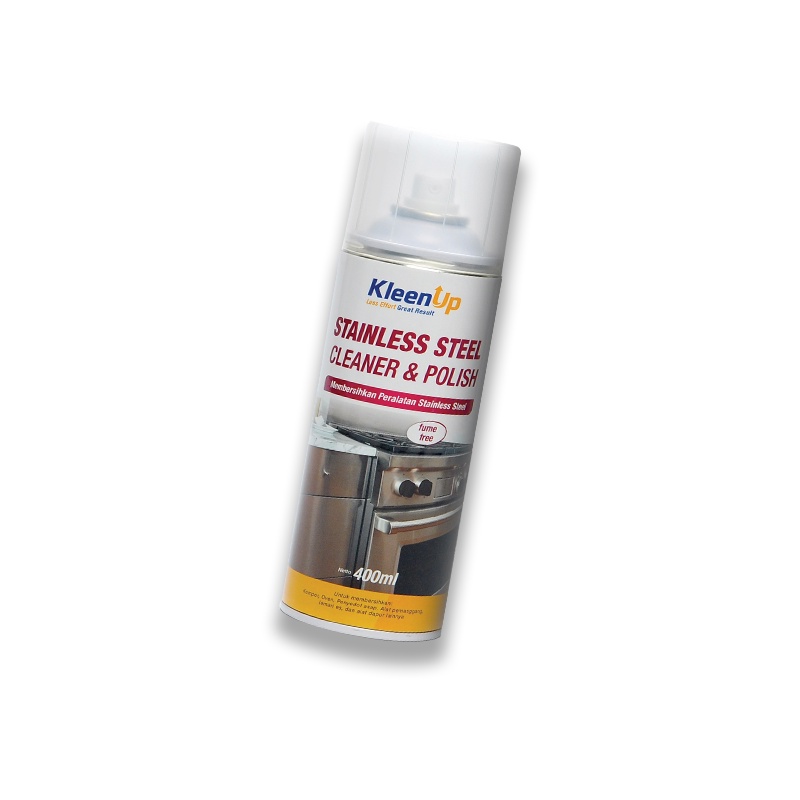 Ktmstore Kleen Up Stainless Steel cleaner &amp; polish Spray Pembersih dapur kompor