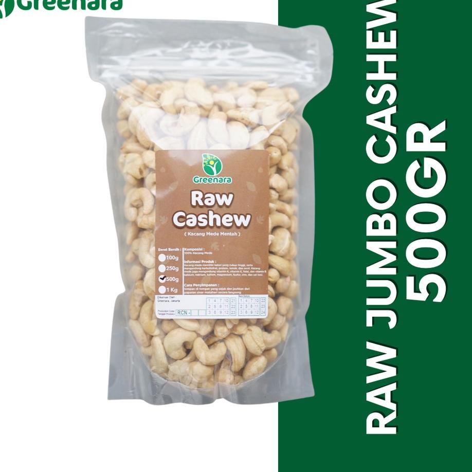

New Raw Cashew 500gr jumbo / Kacang Mede / Mete !